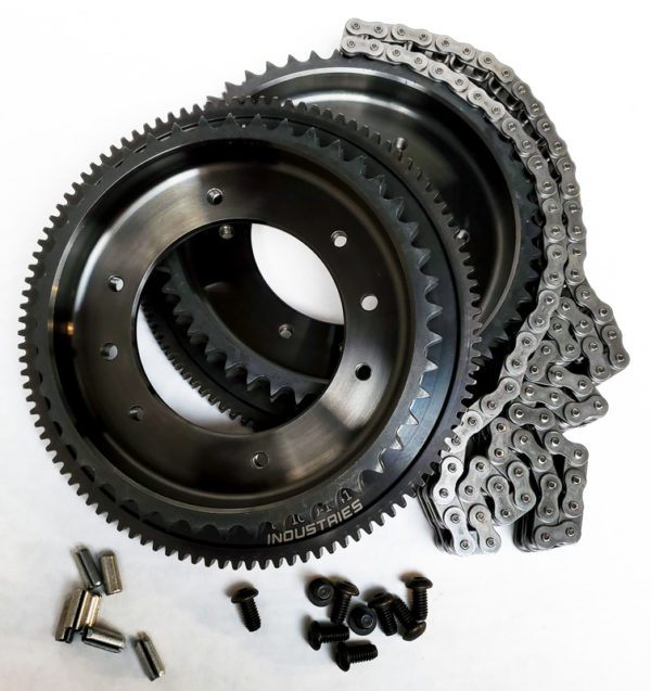 Sprocket and Ring Gear Kits with Chain and Hardware
